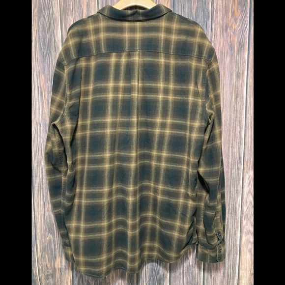 Vans Off The Wall Long Sleeve Button Down Flannel Shirt - Mens Size XXL - Picture 2 of 5
